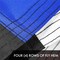 G128 Combo Pack: American USA Flag 1x1.5 Ft & Thin Blue Line Flag 1x1.5 Ft | Both ToughWeave Series Embroidered 300D Polyester, Embroidered Design, Indoor/Outdoor, Brass Grommets